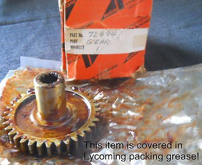 One (1) NEW Lycoming 72494 (Superseded to: LW-18865) Gear|Un (1) Lycoming 72494 (Sustituida a: LW-18865) Engrane (Nuevo)