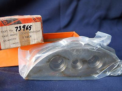 One (1) NEW Lycoming 73965 Counterweight|Un (1) Lycoming 73965 Contrapeso (Nuevo)